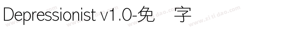 Depressionist v1.0字体转换